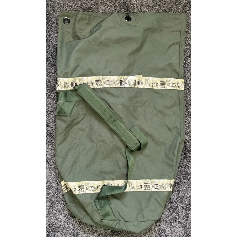 US Military Army Duffle Duffel Bag, OD Green, Nylon,‎ Top Load
