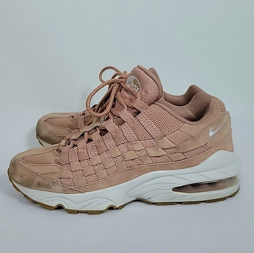 Nike Air Max 95 Woven Rose Gold Yth 5.5/Women‎ 7
