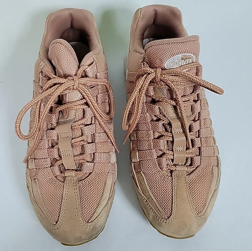 Nike Air Max 95 Woven Rose Gold Yth 5.5/Women‎ 7