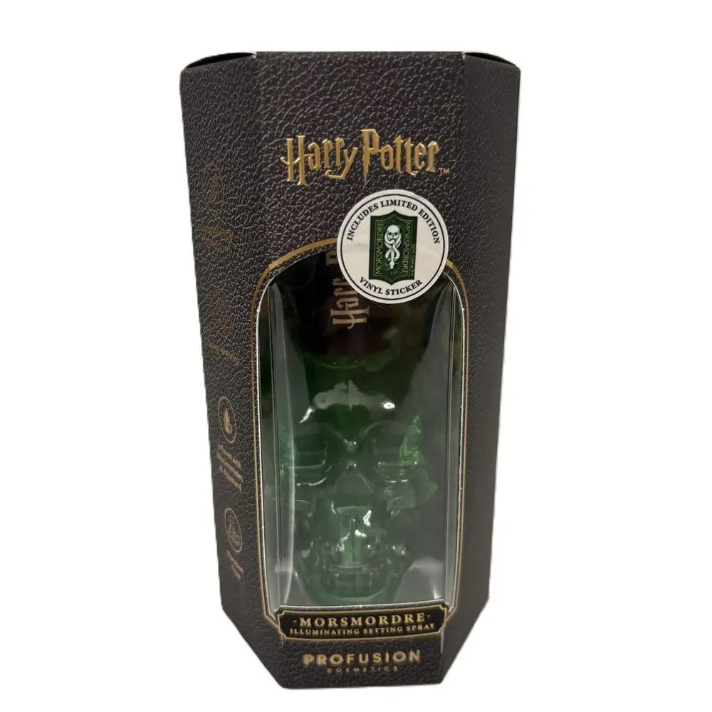 Harry Potter x Profusion Morsmordre Illuminating Setting Spray Skull Bottle NEW