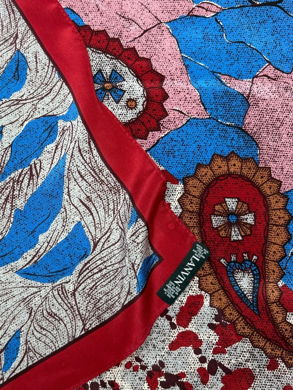 Lanvin paris silk