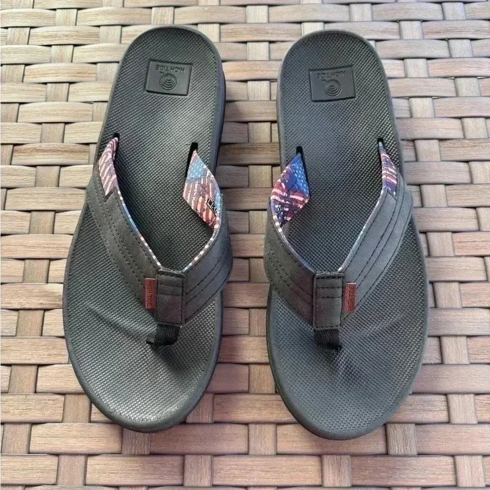 High Tide Men’s “Brandon Elite” Flip‎ Flops Size 12