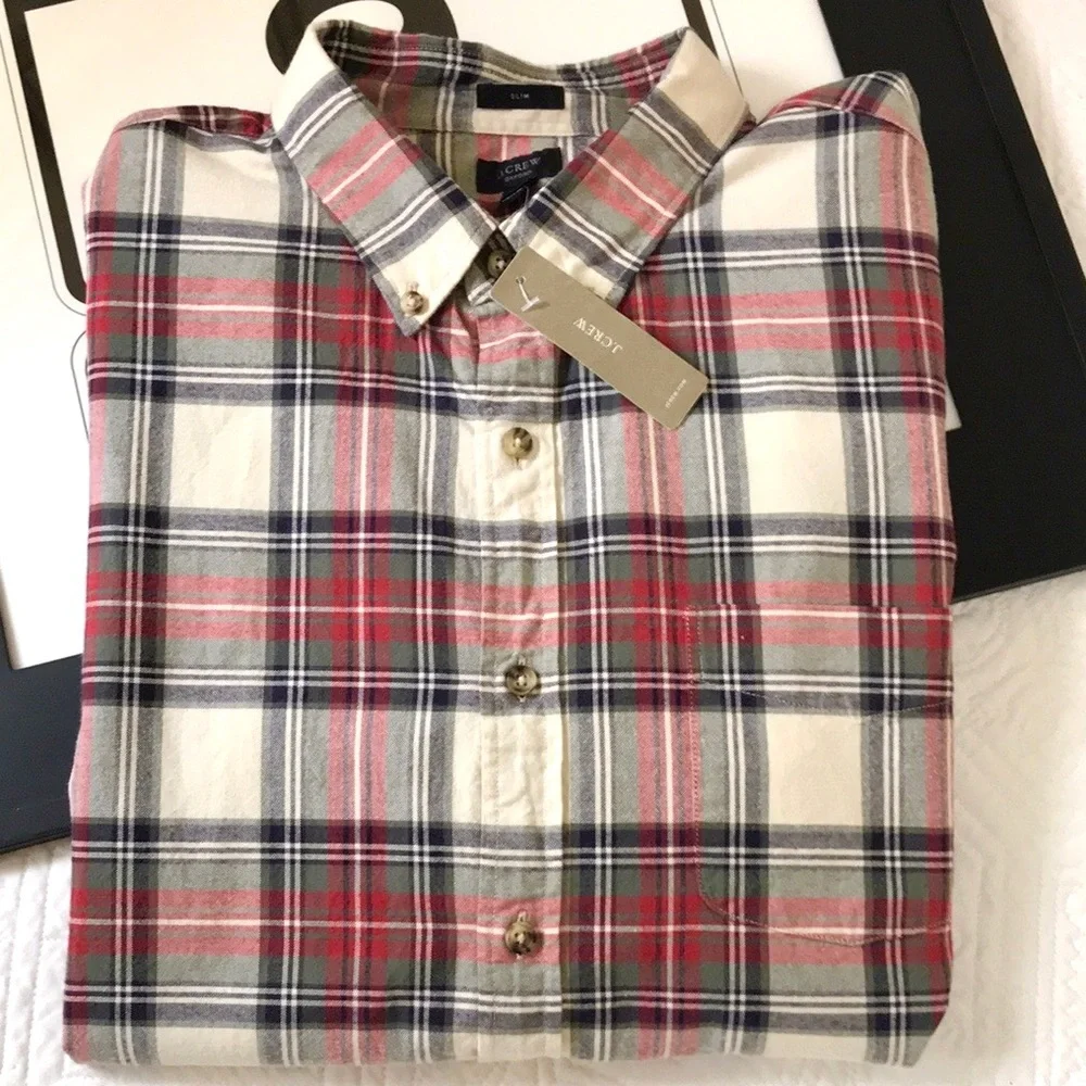 J. Crew plaid home