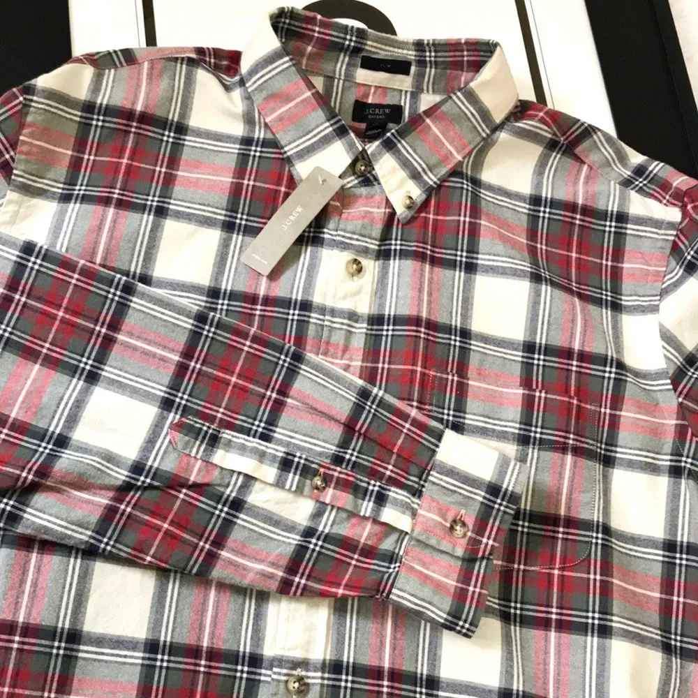 J. Crew plaid from hem