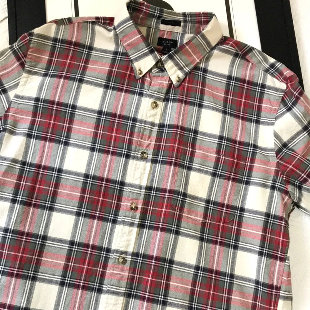 J. Crew pocket 5” flannel