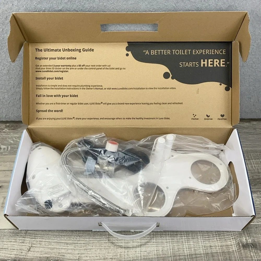 Luxe Bidet details new
