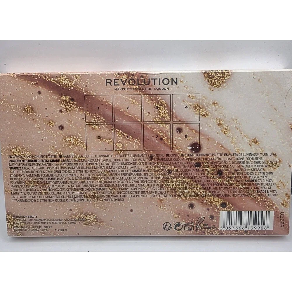 NWT Revolution Roxi Roxxsaurus Highlight & Contour Palette - Still Sealed