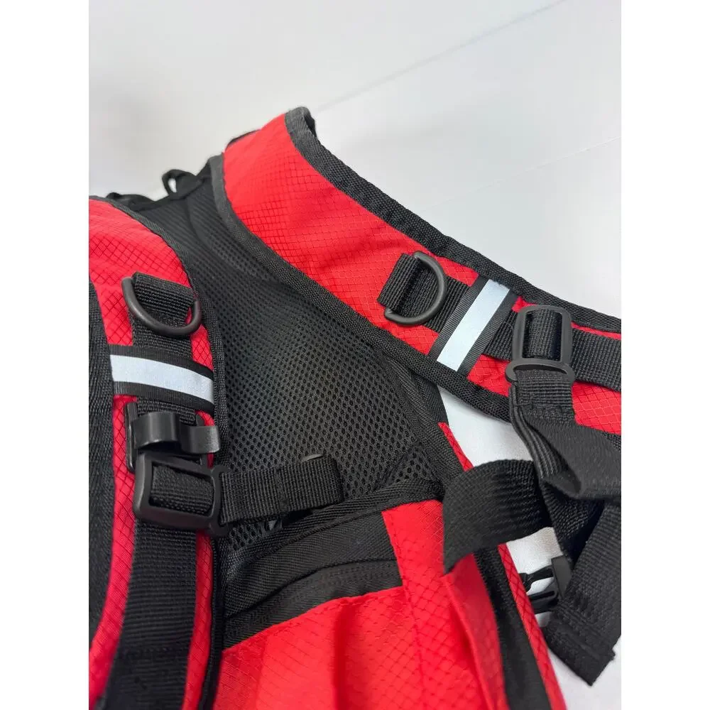 Canada Weather Gear Red Black Hydration Backpack 2L Hiking Gorpcore NWT