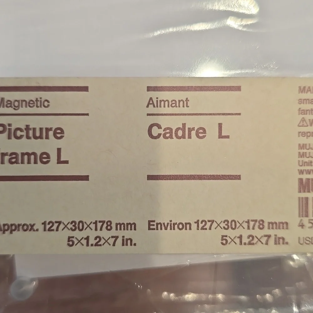 Muji magnetic acrylic
