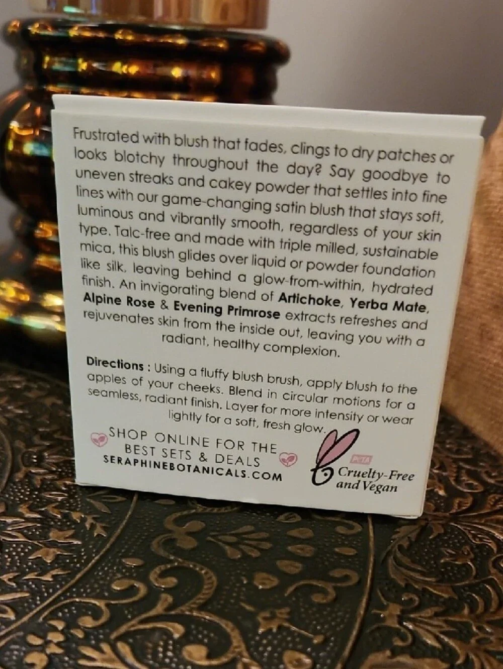 Seraphine Botanicals tea rose