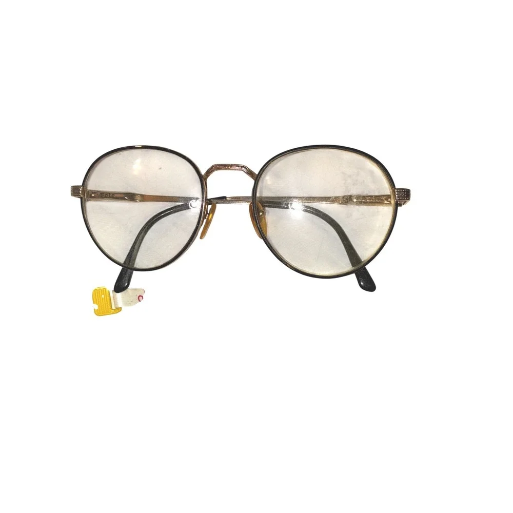 Vintage Polo Ralph Lauren Round P3 Eyeglasses Gold‎ Wire Frame READ