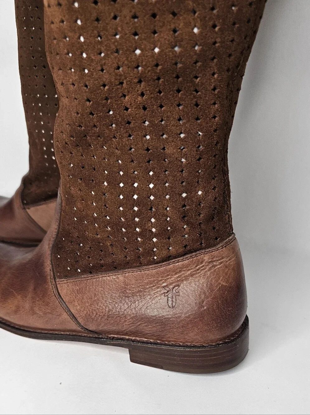 Frye leather suede