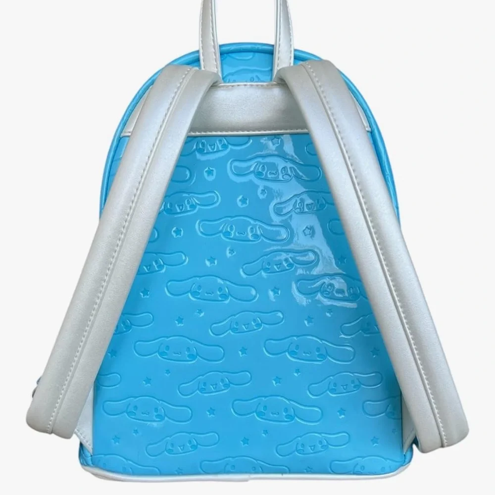 Loungefly Sanrio Cinnamon Roll Moveable Ears Blue mini Backpack Hard Tag New!