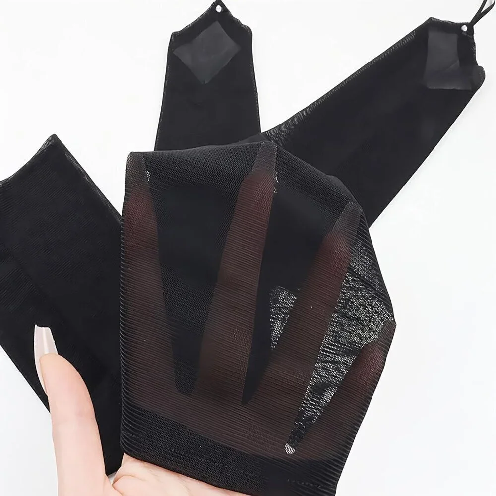 Women's Black 4 Long Gloves Accessories Fingerless Role Playing Evening Dress