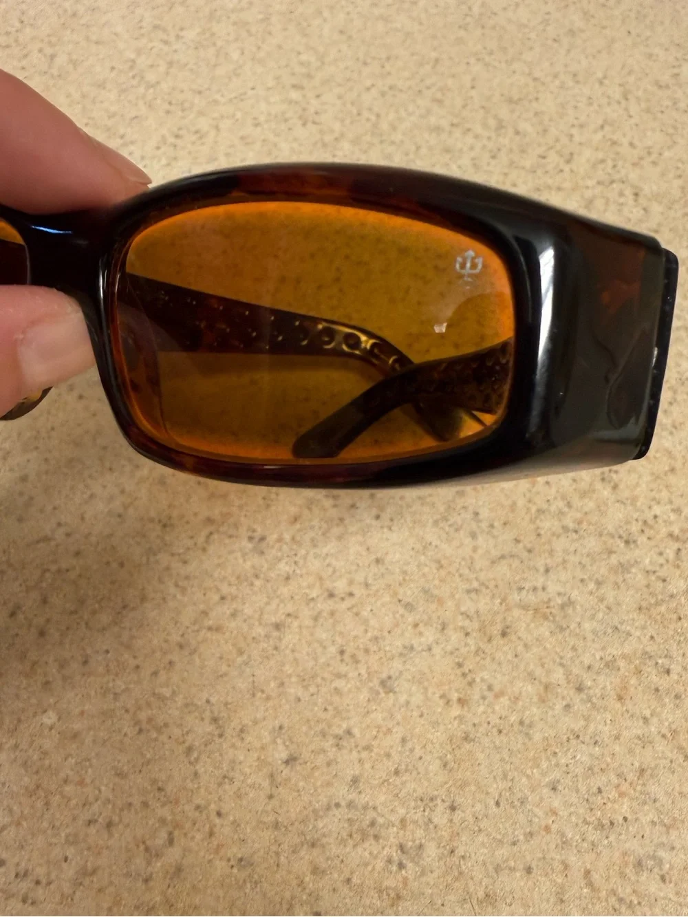 Spy Optic MC Tortoise Y2K Sunglasses Jeremy McGrath Amber Brown Made in Italy