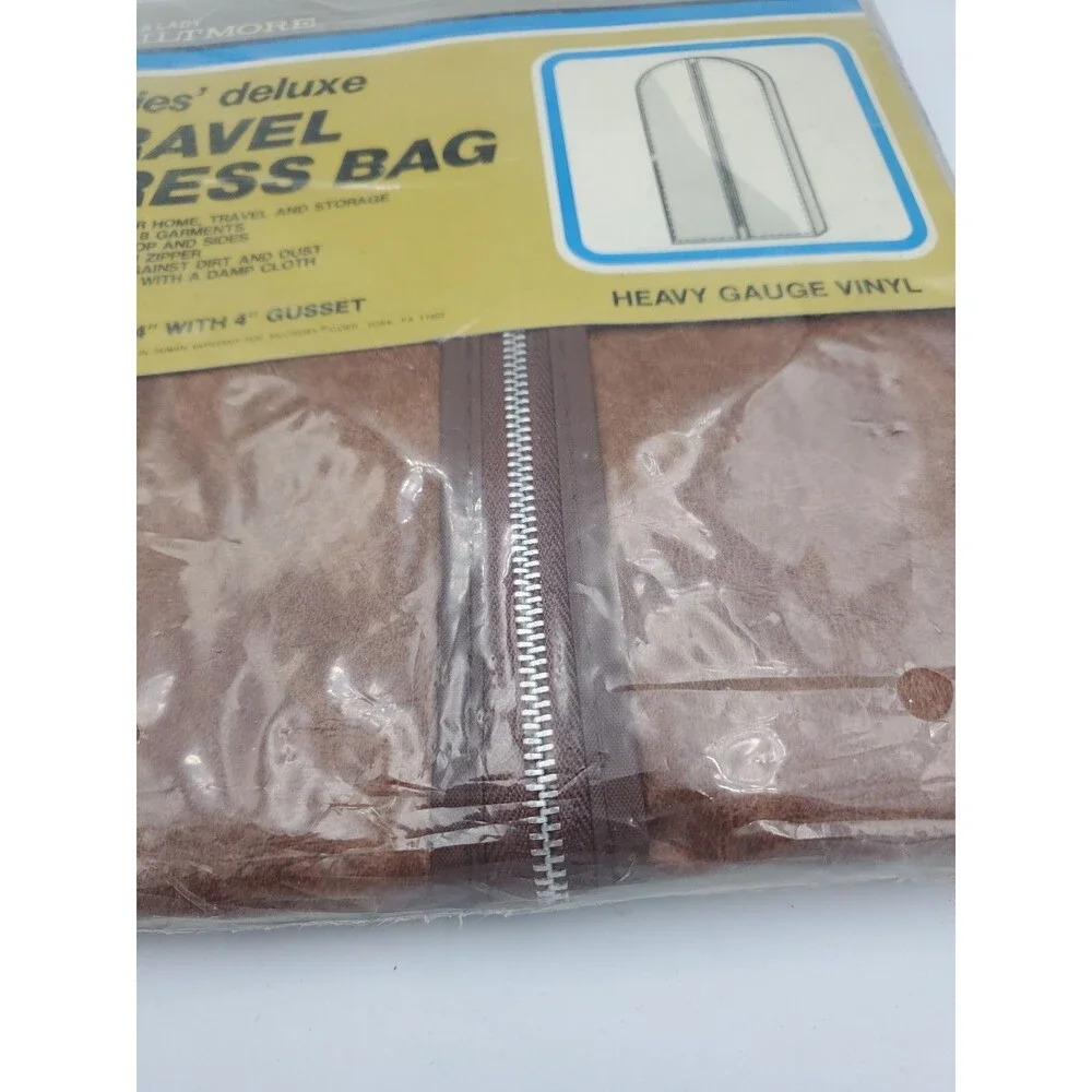 Vtg Lady Biltmore Travel Zippered Dress Bag 24