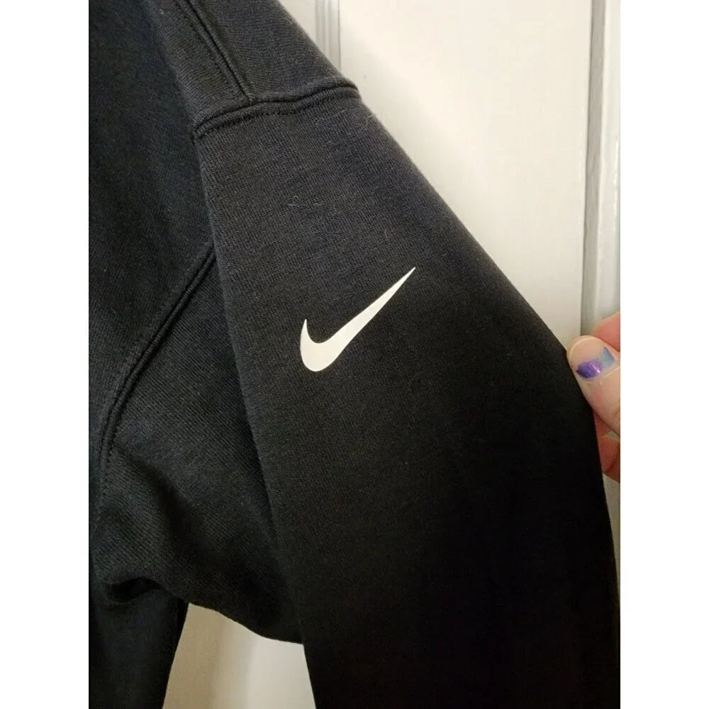 Nike Maternity Nursing Pullover Black Sweatshirt Women’s Medium Mock Neck