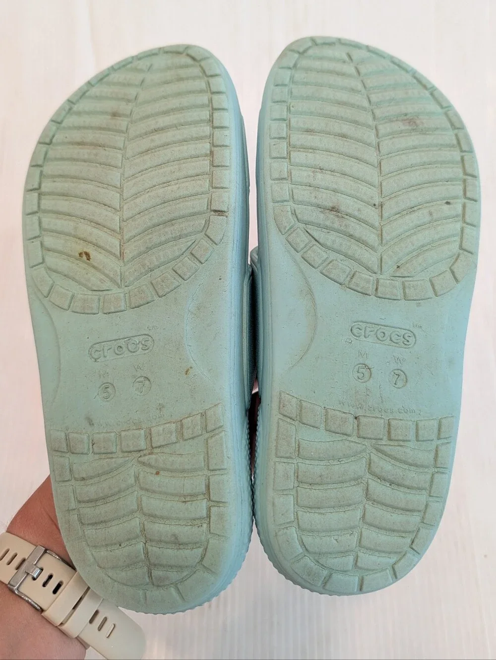 CROCS light blue