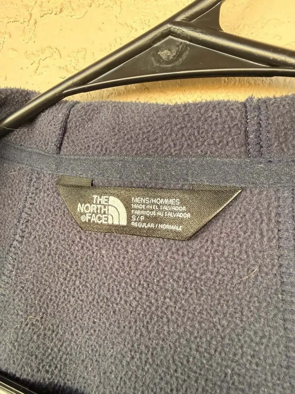 The North Face Softshell Hoodie Jacket, Men's Size S — Blue/Navy Windproof