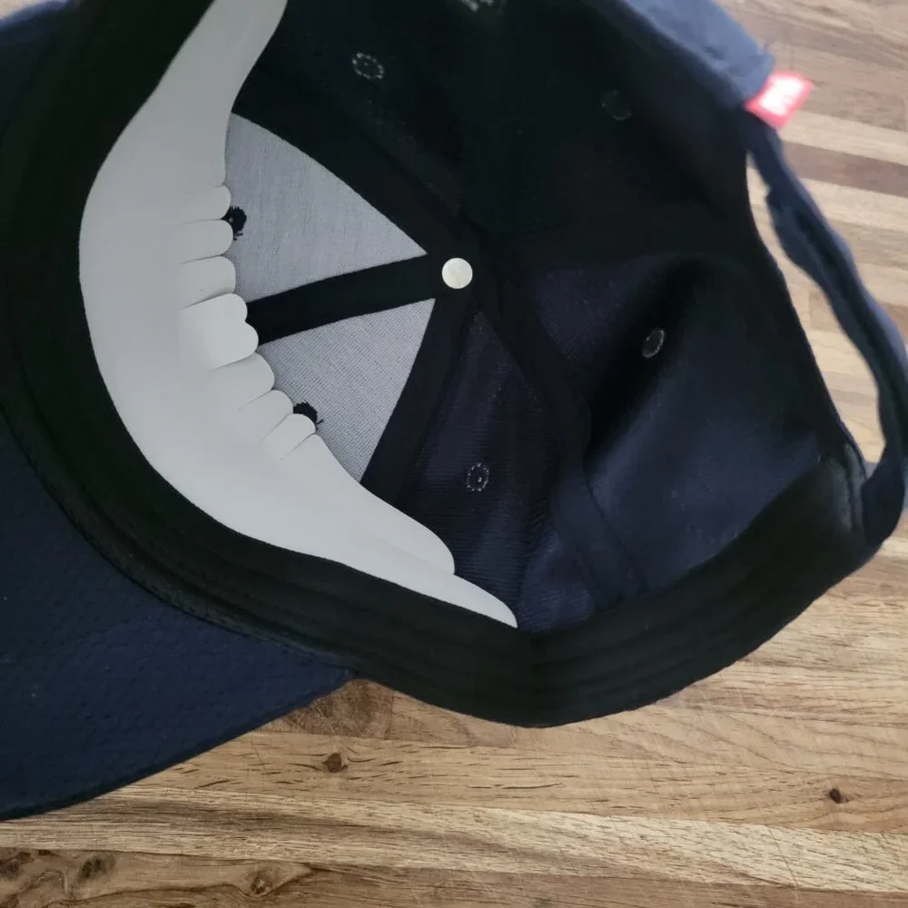 OTTO 19-1114 Snapback Trucker Cap in Navy Blue