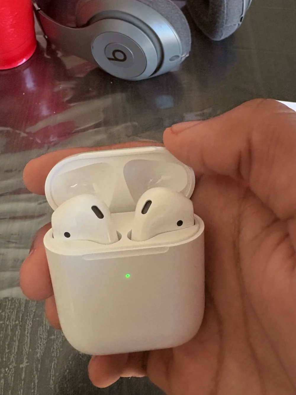 Apple airpods shown