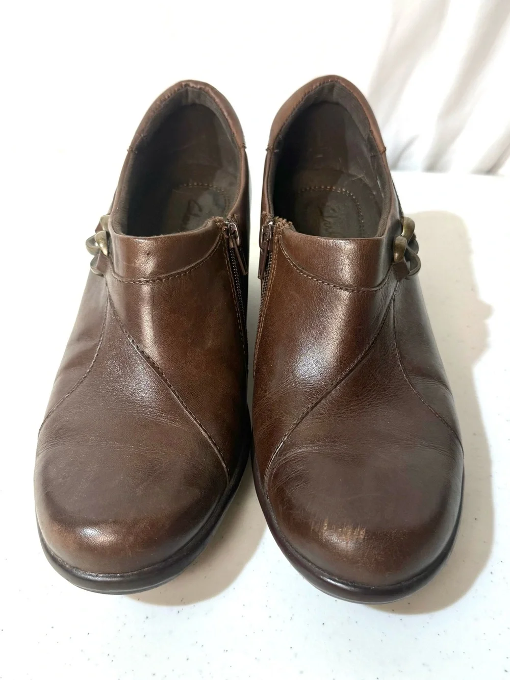 Clarks classic brown