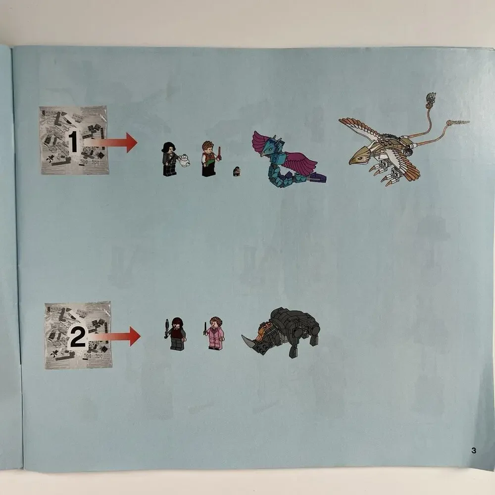 Lego 75952 Fantastic Beasts HP Newt's Case of Magical Creatures Missing Bag 1