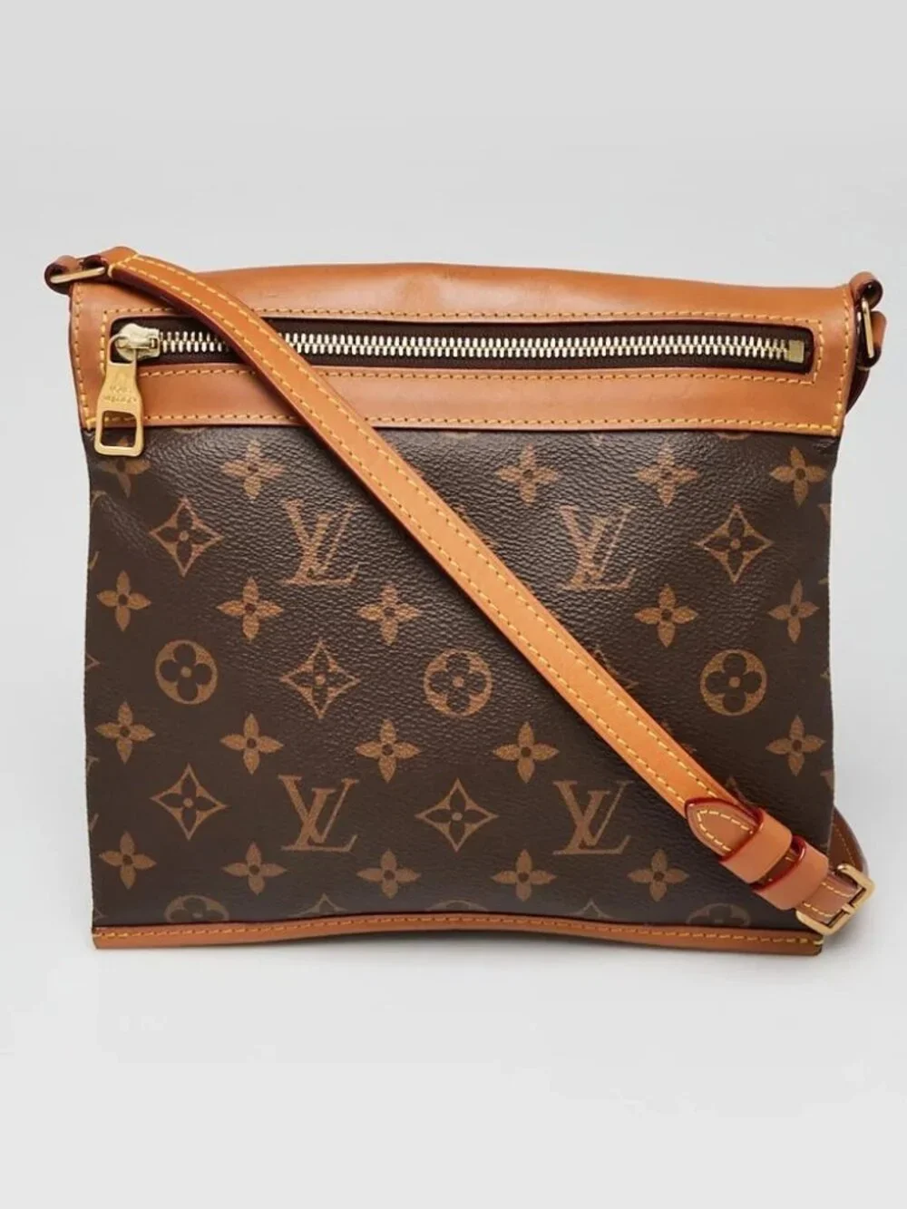 Louis Vuitton Monogram Coated Canvas/Leather Saumur PM Messenger Bag
