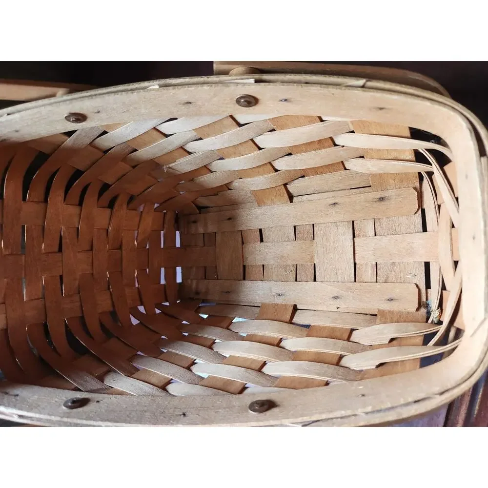 Longaberger handwoven wood