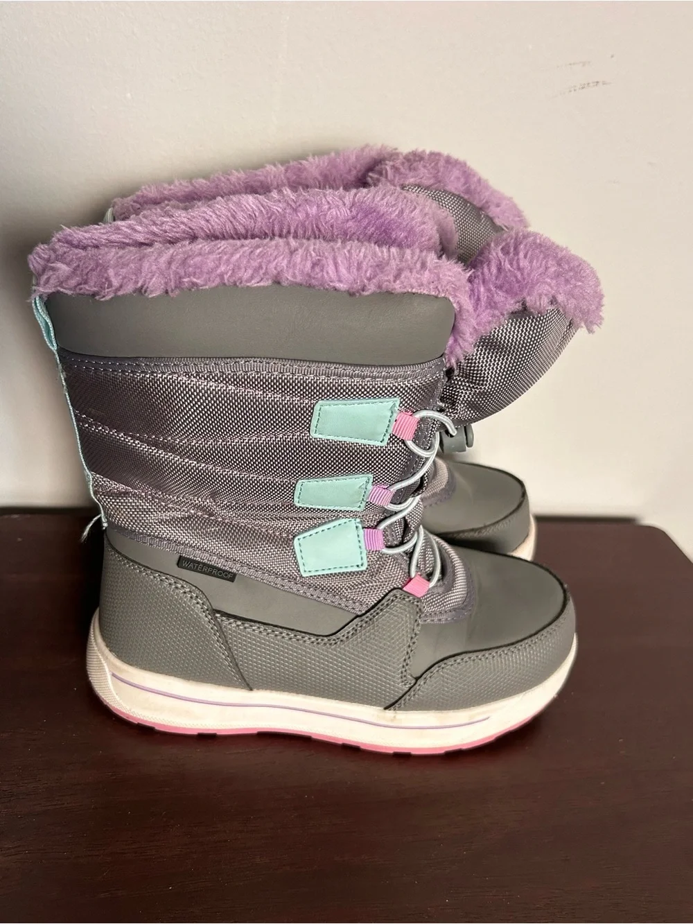 Wonder Nation Girls Tall Bungee Boot size 3
