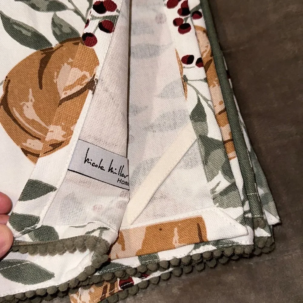 Shabby Chic green tex cotton