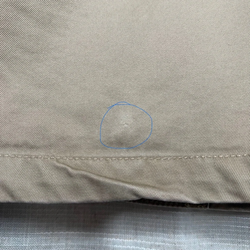 J. Peterman closure 100% khaki