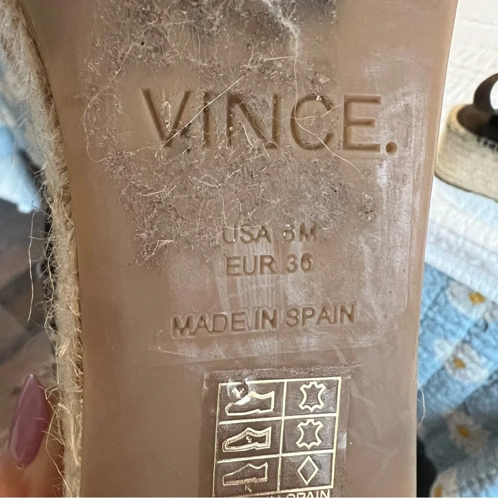 Vince gray leather