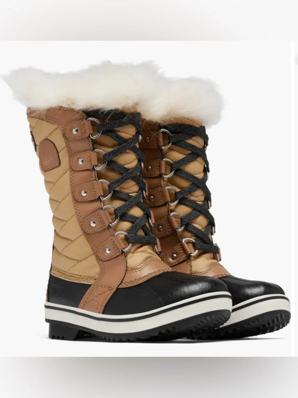 Kids' Tofino II Faux Fur‎ Lined Waterproof Boot.  Size 4