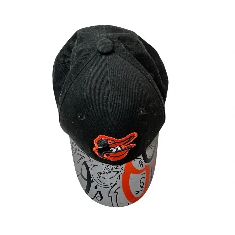 New Era Youth Baltimore‎ Orioles Adjustable Cap Black & Orange MLB Hat