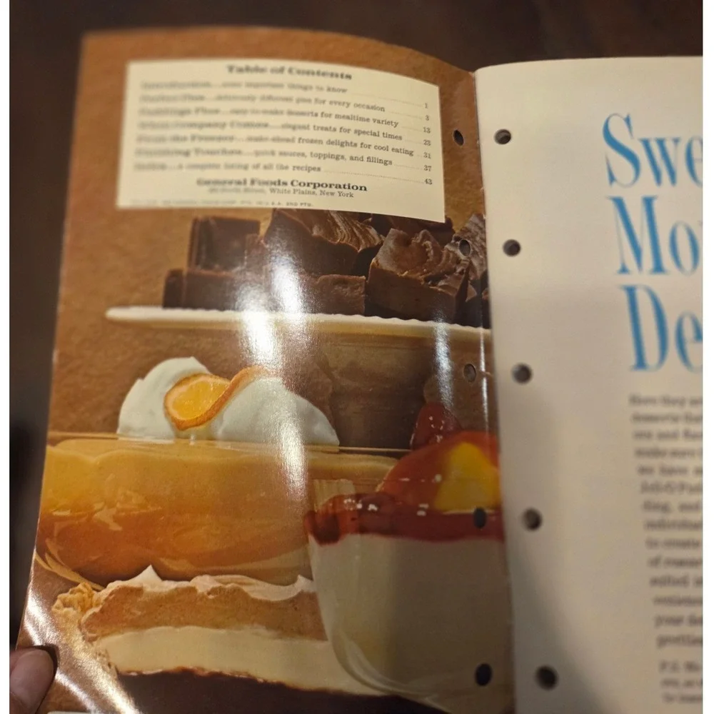 Jell-O Vintage Recipe Booklet Lot Joys of Jell-O 1970 Retro Kitchen Decor Kitsch
