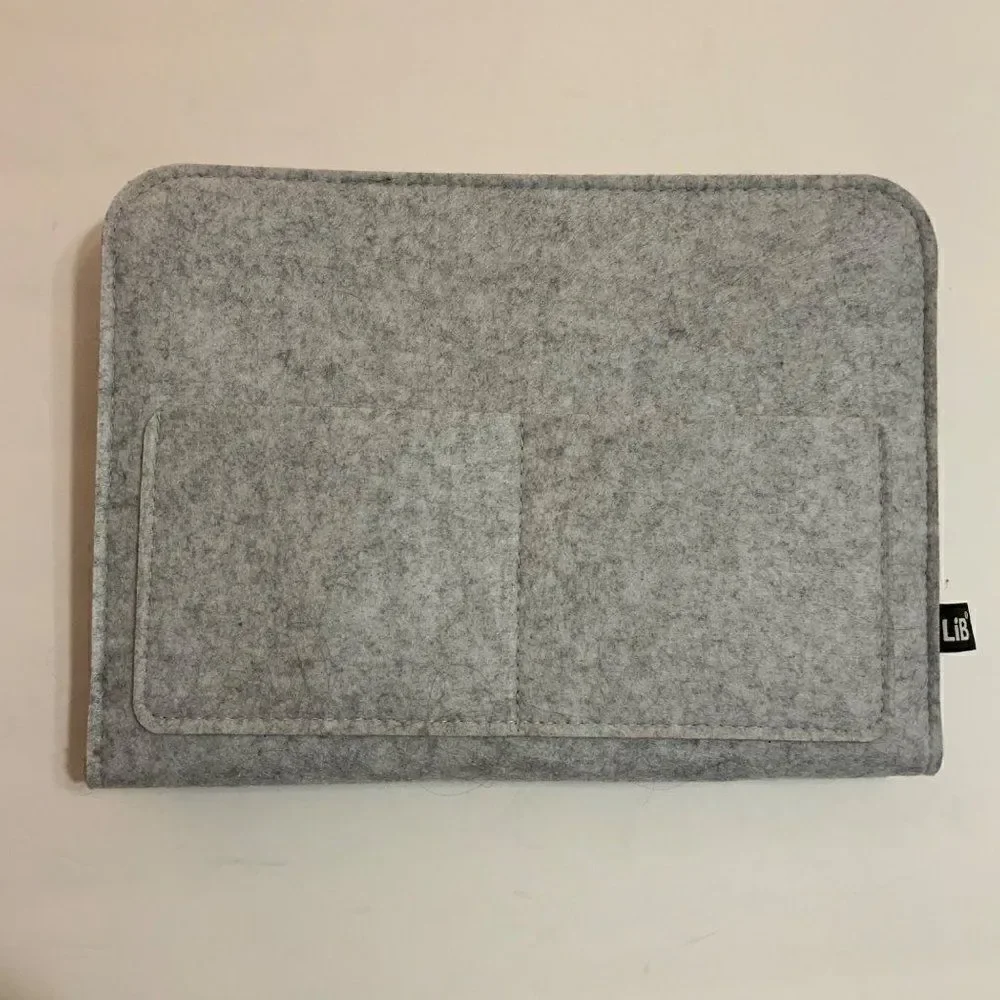 Bedside Caddy Organizer Grey Felt Large New