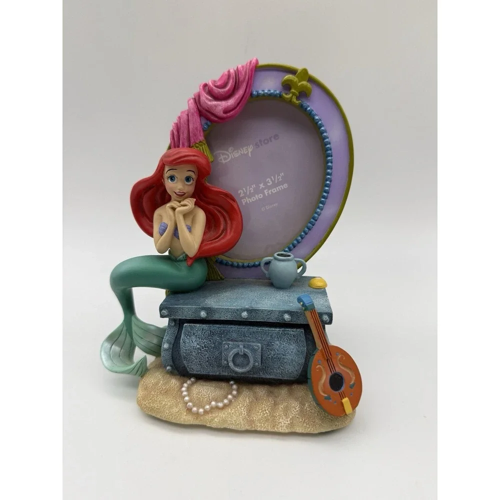 Vintage Disney Ariel Little Mermaid Photo Frame With Drawer That Opens READ