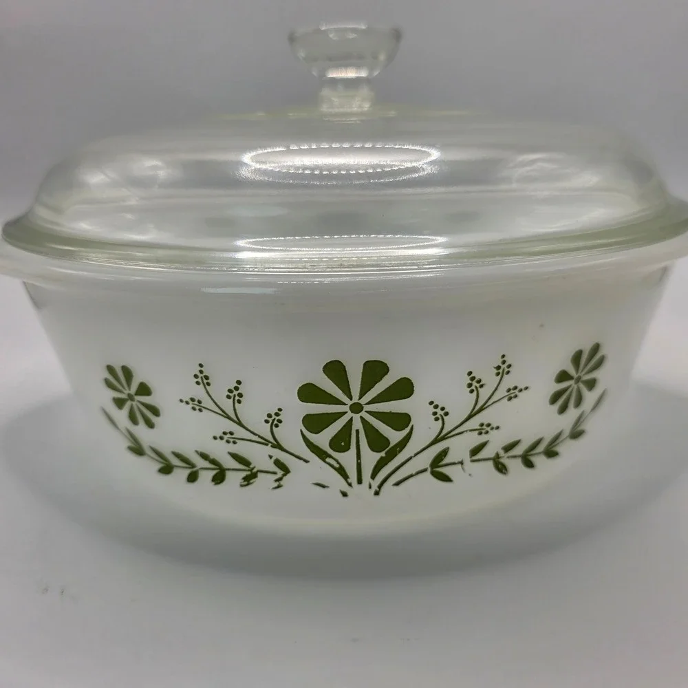 Glasbake vintage milk