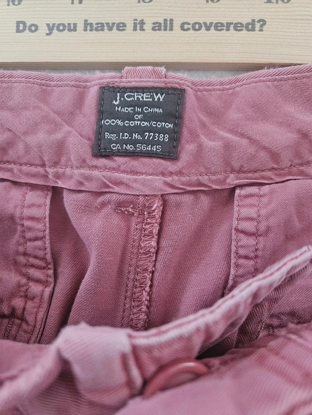 J. Crew cotton chino