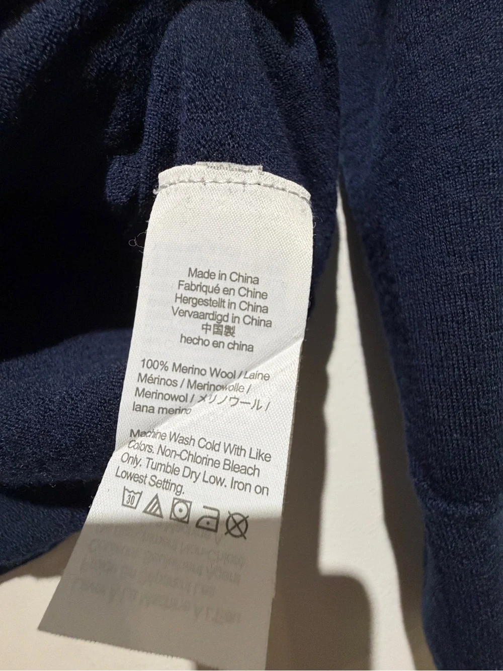 J. Crew lightweight navy