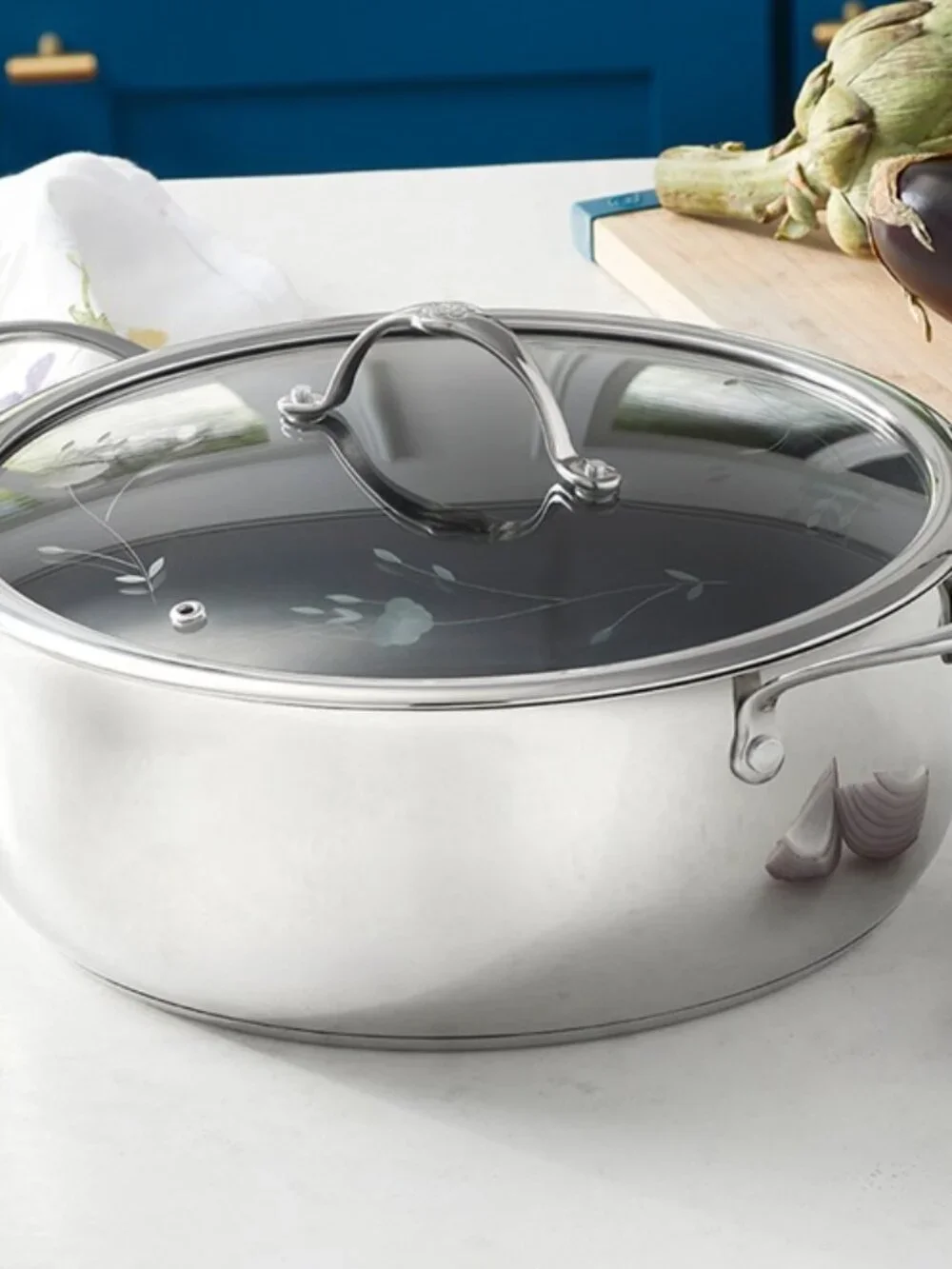 Princess Heritage® Signature 7-Qt. Nonstick Braiser 10620