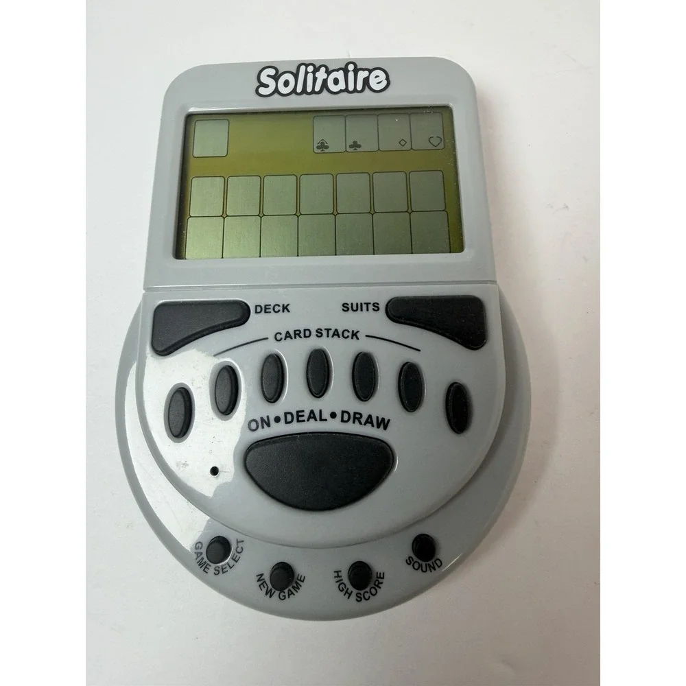 Big Mega Screen Solitaire Classic Electronic Handheld Game‎ Tested Works