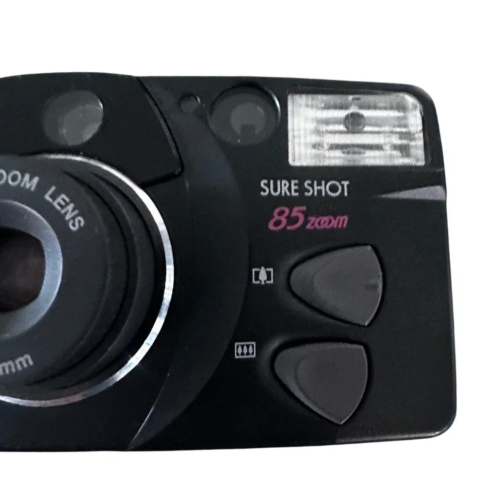 Canon Sure Shot 85 Zoom 35mm Point & Shoot Film Camera Tested with Box Manual