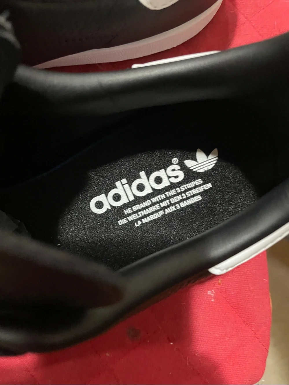 adidas sleek black