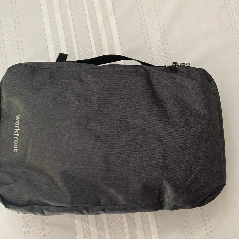 Workfront Pivot Dark Grey Backpack Or Shoulder Bag Very Versatile Like New!