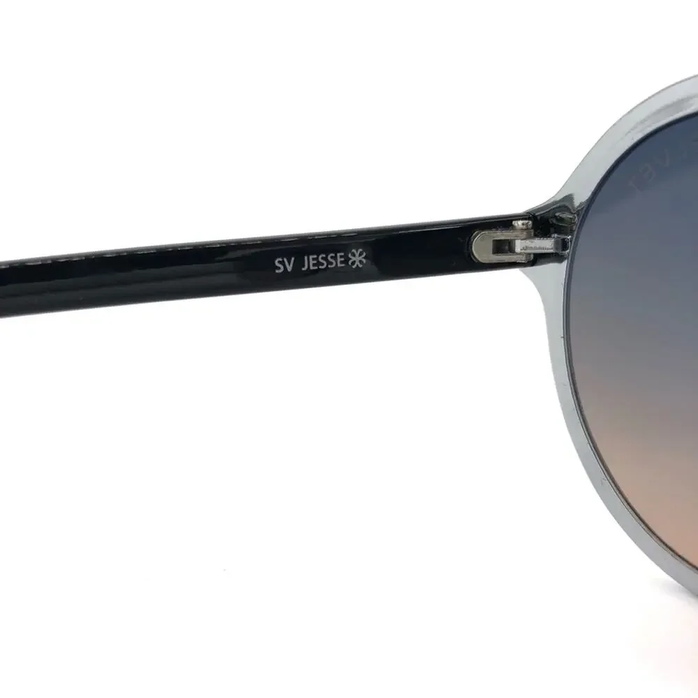 VELVET Jesse Aviators Navy Blue Pink