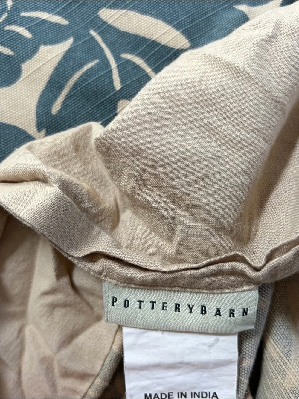 Pottery Barn soft blue