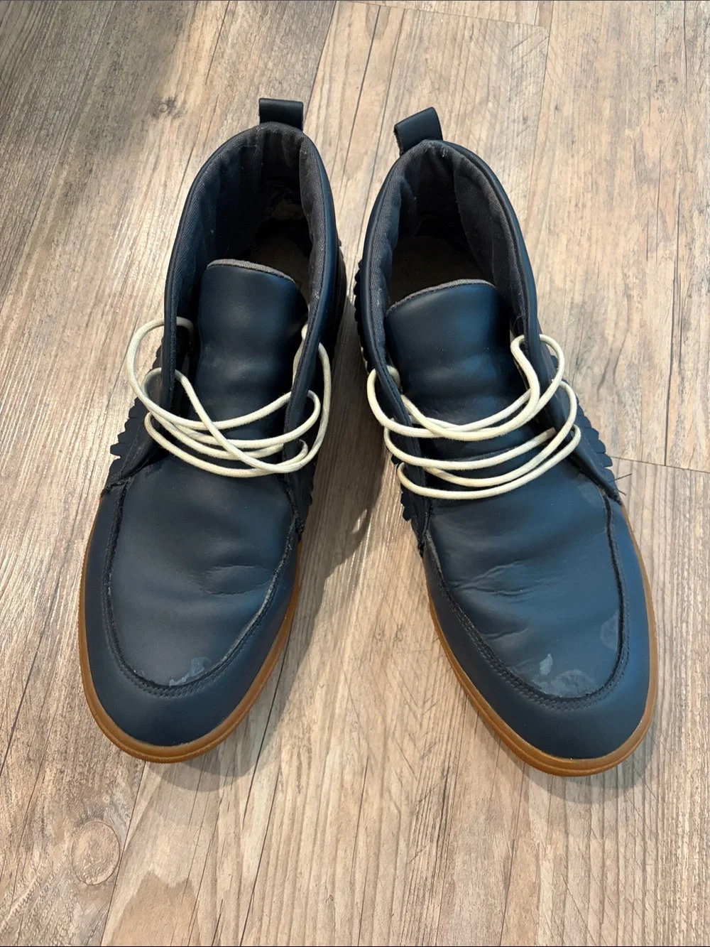 Vintage leather Generic Surplus high top