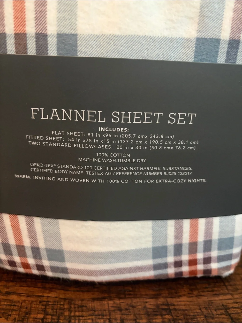 Threshold cozy flannel